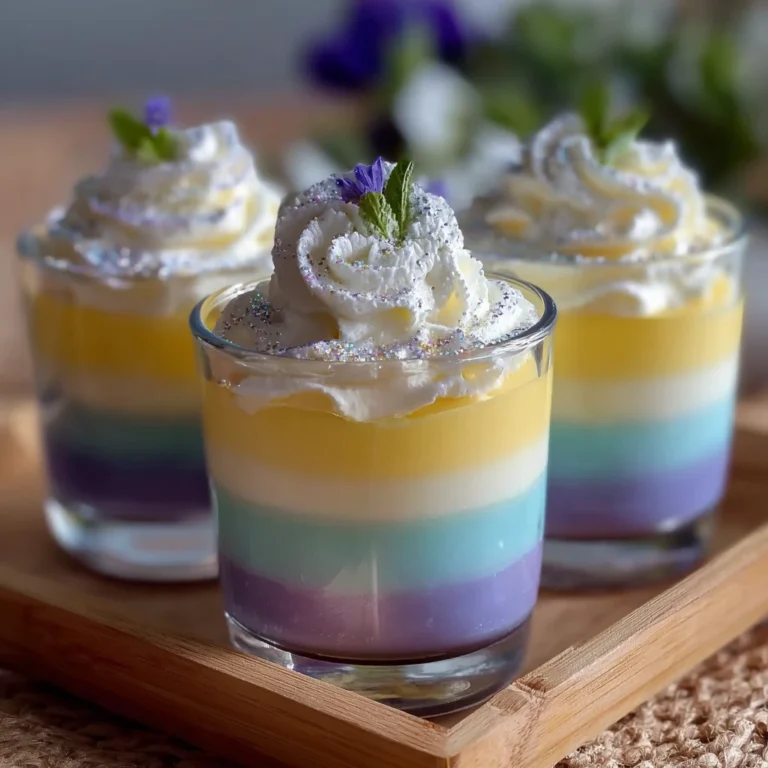 Vibrant Pastel Layered Jello Cups Recipe Homemade Dessert