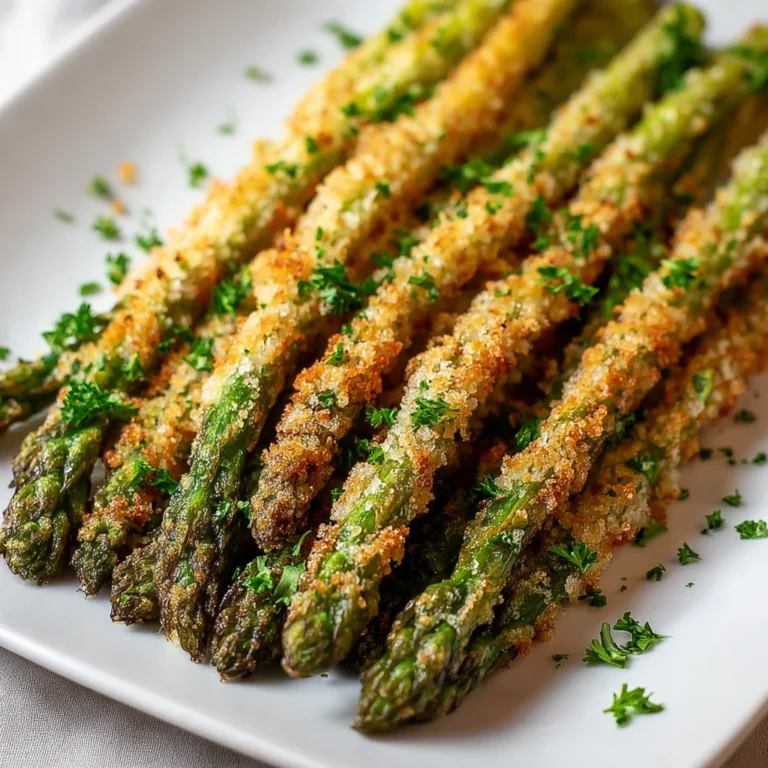 Air Fried Crispy Parmesan Asparagus Fries