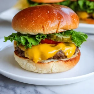 Air Fryer Hamburgers