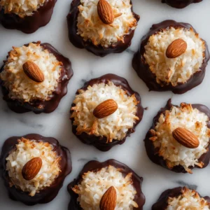 Almond Joy Inspired Coconut Cookie