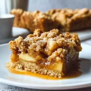 Apple Crumble Bars