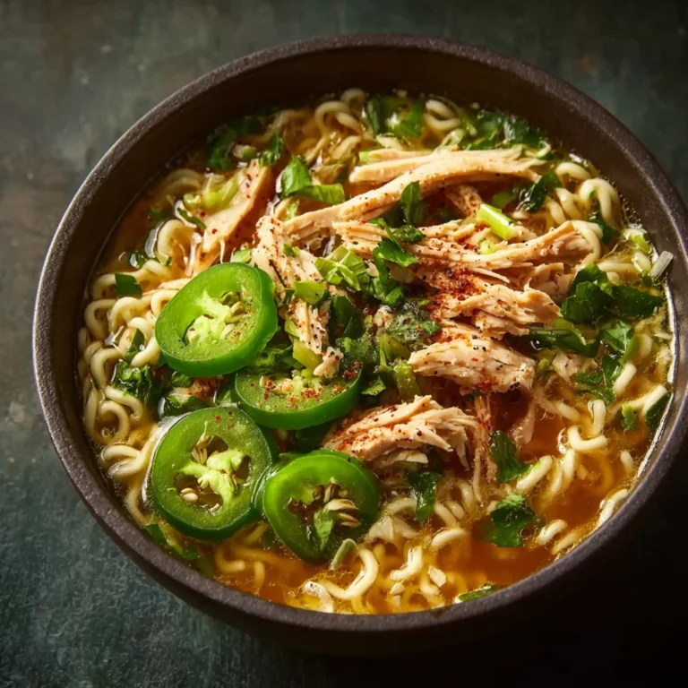 Aromatic Ginger Garlic Chicken Noodle Soup Comforting Bowl