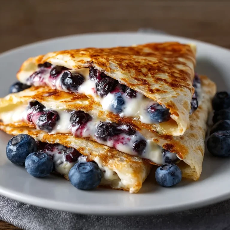 Blueberry Breakfast Quesadilla