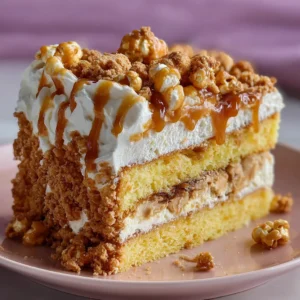 Butterscotch Crunch Cake Dessert