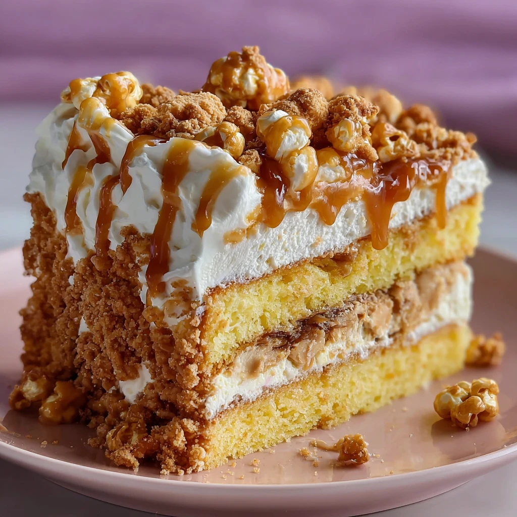 Butterscotch Crunch Cake Dessert