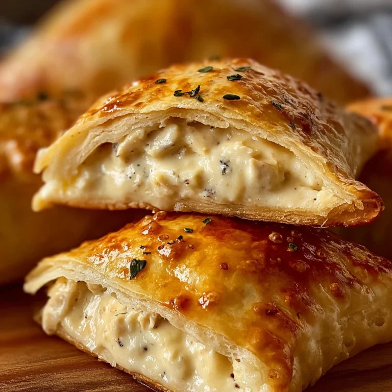 Chicken Alfredo Calzone