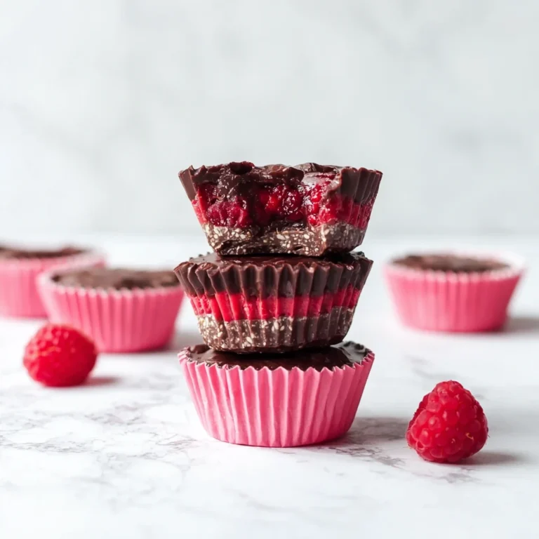 Chocolate Raspberry Chia Cups Irresistible Nobake Treats