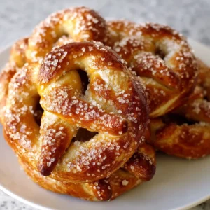 Cinnamon Sugar Soft Pretzels