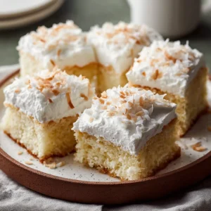 Coconut Cream Poke Cake Recipe: Moist & Tropical Dessert