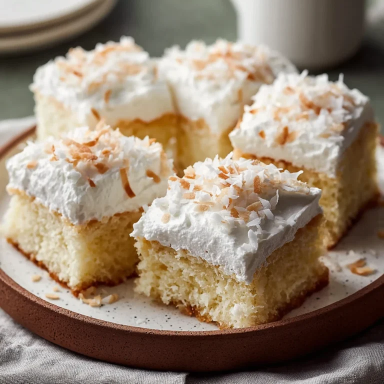 Coconut Cream Poke Cake Recipe Moist Tropical Dessert