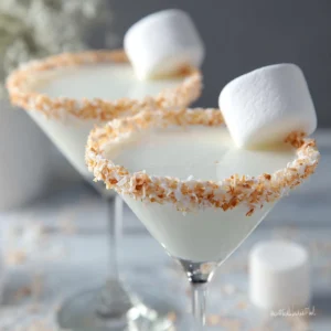 Cottontail Martini Easter Cocktail
