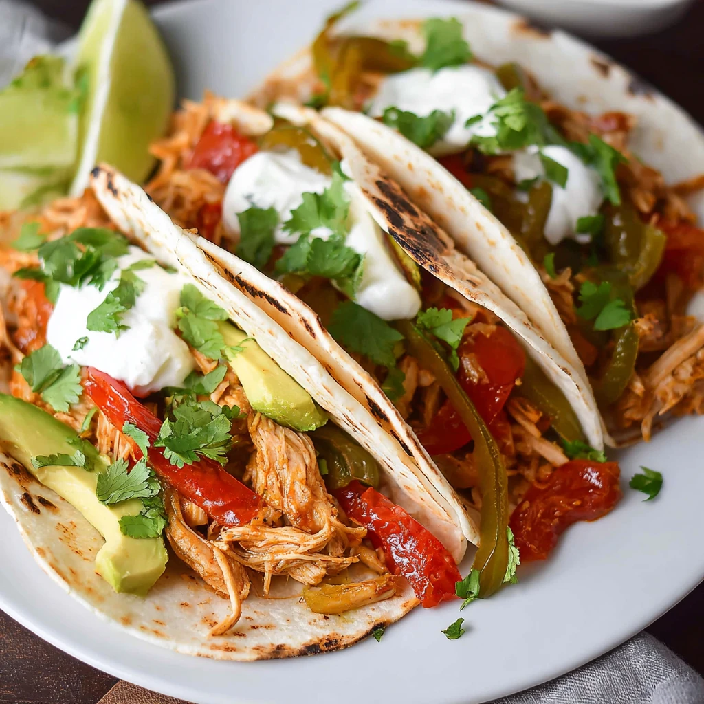 Crockpot Chicken Fajitas