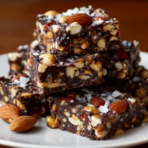 Dark Chocolate Nut Bars