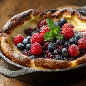 Double Berry Puff Pancake
