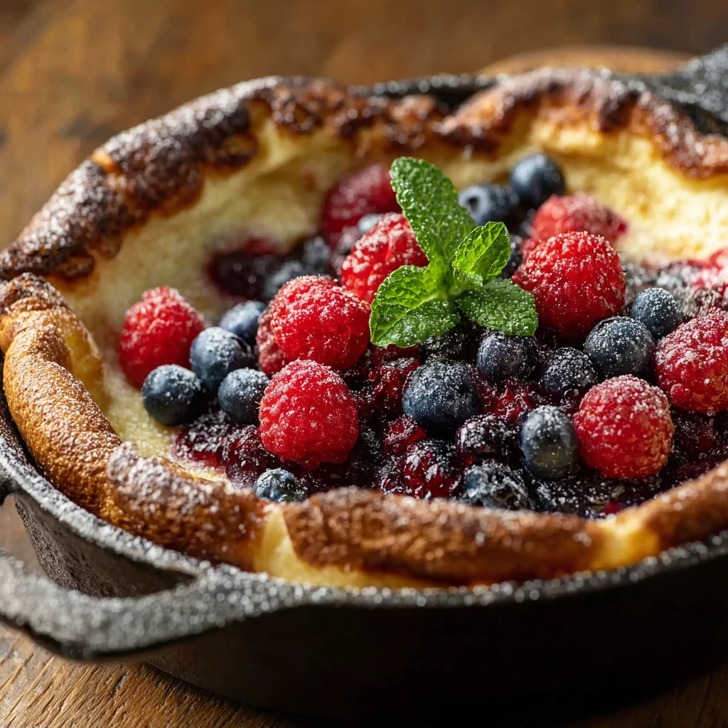 Double Berry Puff Pancake