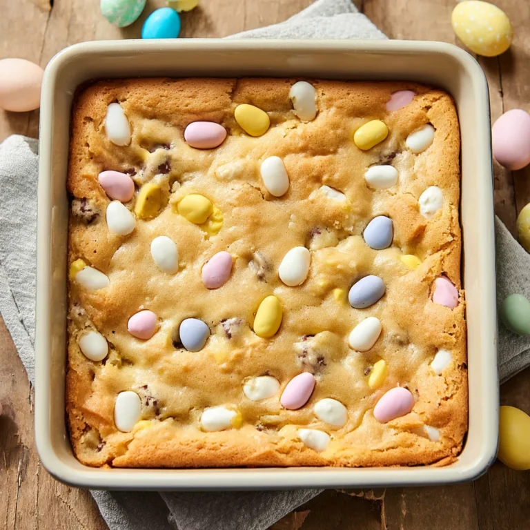 Easter Cadbury Mini Eggs Blondie Recipe
