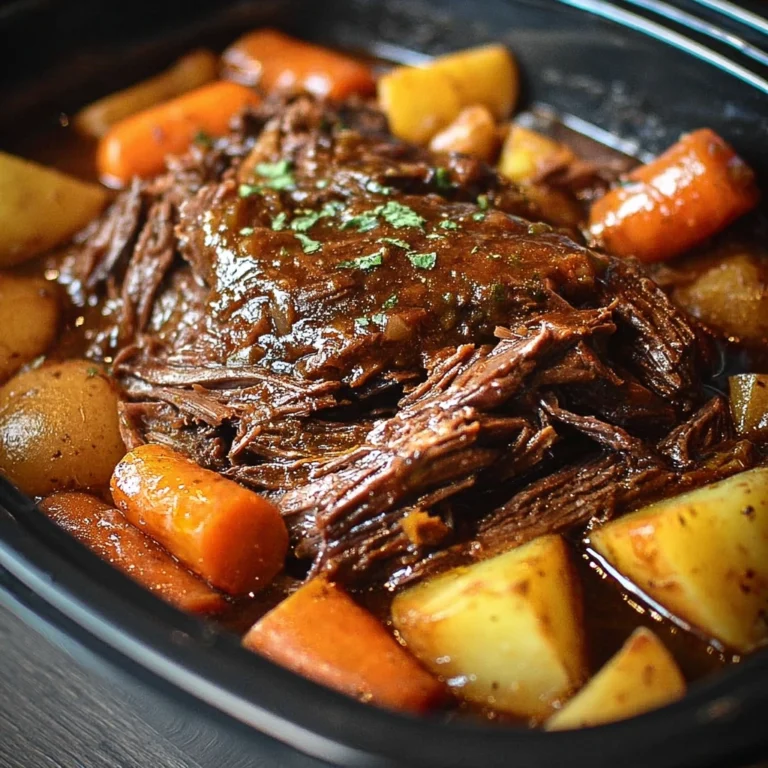 Packet Slow Cooker Pot Roast