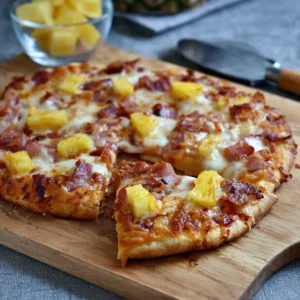 Easy Hawaiian Pizza