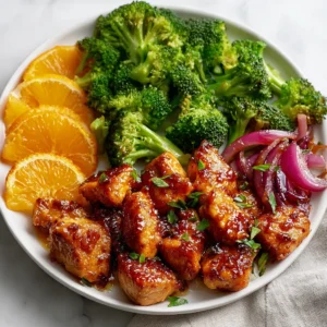 Easy One Pan Hot Honey Garlic Chicken & Roasted Veggies Recipe