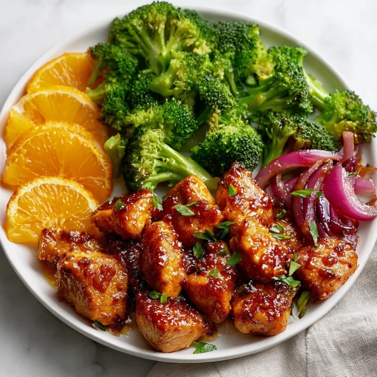 One Pan Hot Honey Garlic Chicken Roasted Veggies