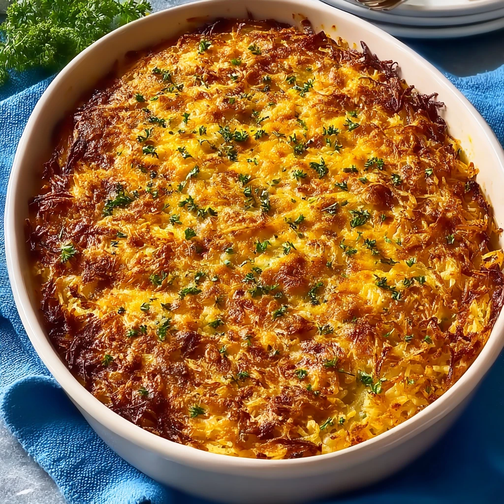 Rotisserie Chicken Hash Brown Casserole