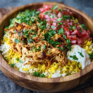 Easy Slow Cooker Chicken Shawarma Bowl Recipe Perfect for Quick Healthy Meals