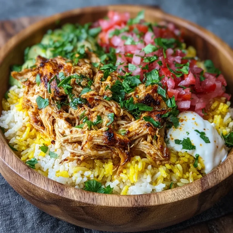 Slow Cooker Chicken Shawarma Bowl Recipe Perfect Healthy