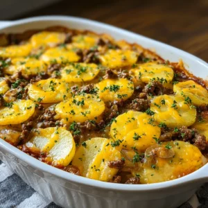 Experience the Comfort of Hamburger Potato Casserole Tonight!