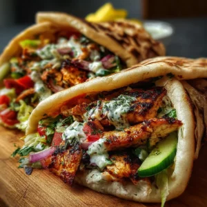 Flavor-Packed Chicken Pitas