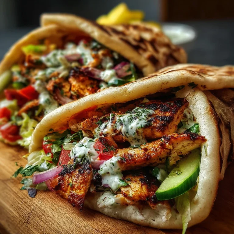 Flavorpacked Chicken Pitas