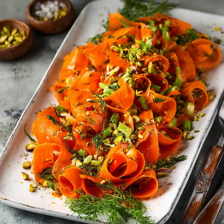 Fresh Carrot Ribbon Salad