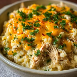 Healthy Chicken Cauliflower Casserole