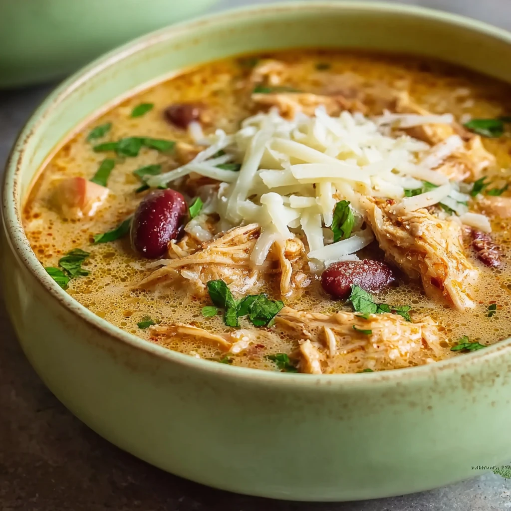 Hearty Cajun White Chicken Chili
