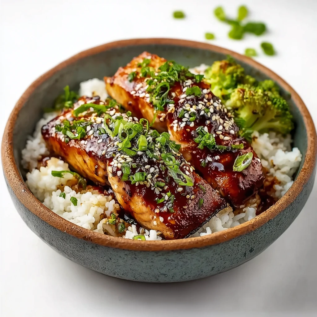 Honey Glazed Salmon Bowl