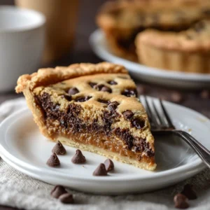 Irresistible Peanut Butter Chocolate Chip Cookie Pie Recipe!