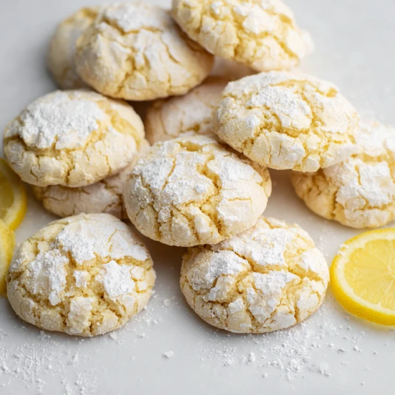 Lemon Crinkle Cookies