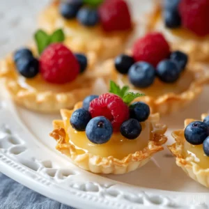 Lemon Curd Tartlets