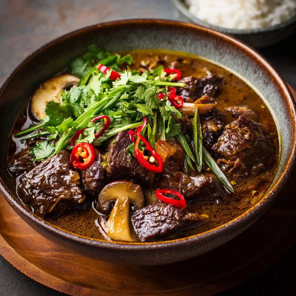 Lemongrass Coconut Braised Beef Cozy Fragrant Comfort Dish