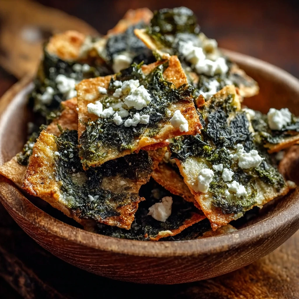 Mediterranean Spinach Feta Crisps Incredible Ultimate Recipe