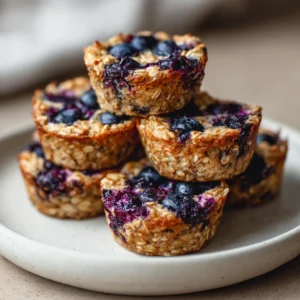 Protein-Packed Cottage Cheese Baked Oatmeal Cups Recipe