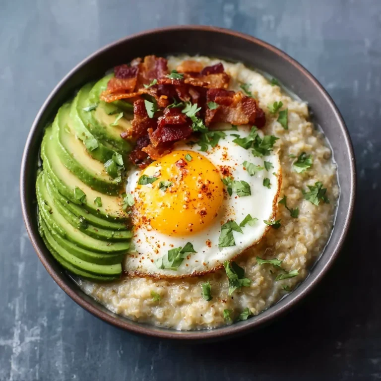 Savory Avocado Oatmeal