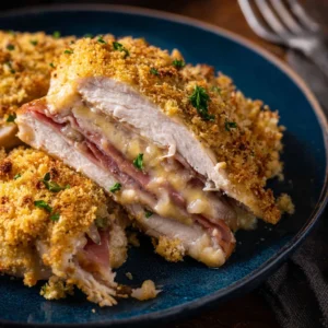 Slow Cooker Chicken Cordon Bleu