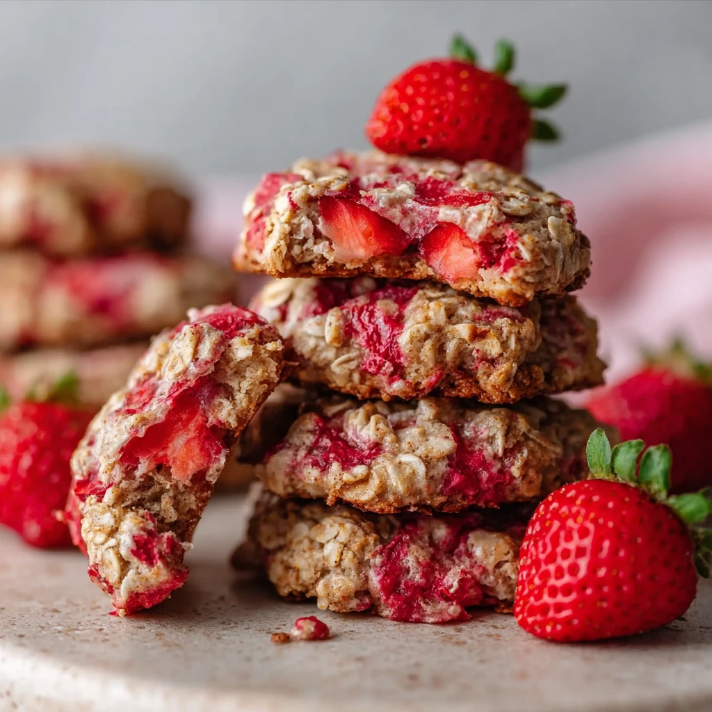 Strawberry Banana Breakfast Cookies Amazing Morning Treats