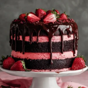 Strawberry Chocolate Cake – Secrets for Perfect Moist Layers