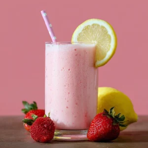 Strawberry Lemonade Milkshake