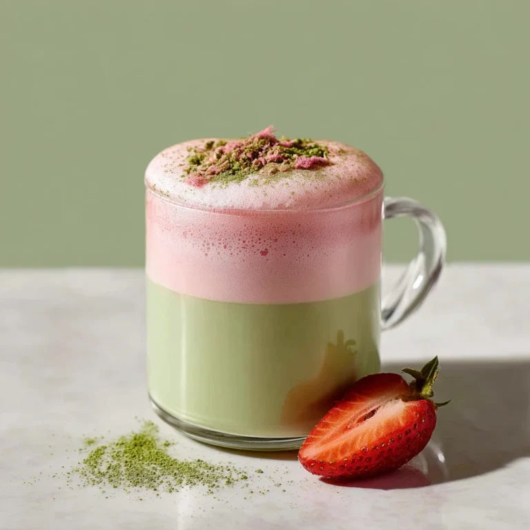 Strawberry Matcha Latte