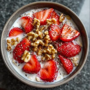 Strawberry Overnight Oats
