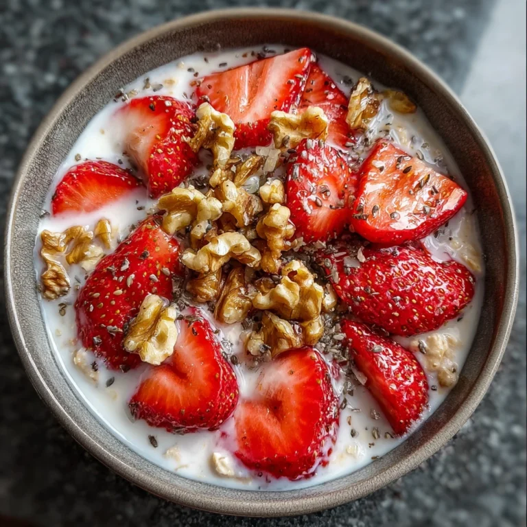 Strawberry Overnight Oats