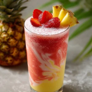 Strawberry Piña Colada Smoothie