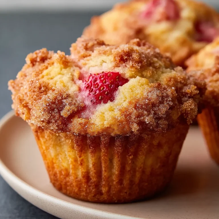 Strawberry Rhubarb Muffins